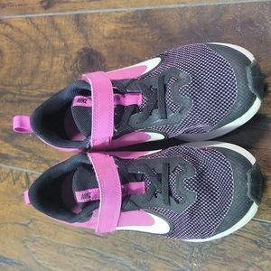 Black and Pink Nikes